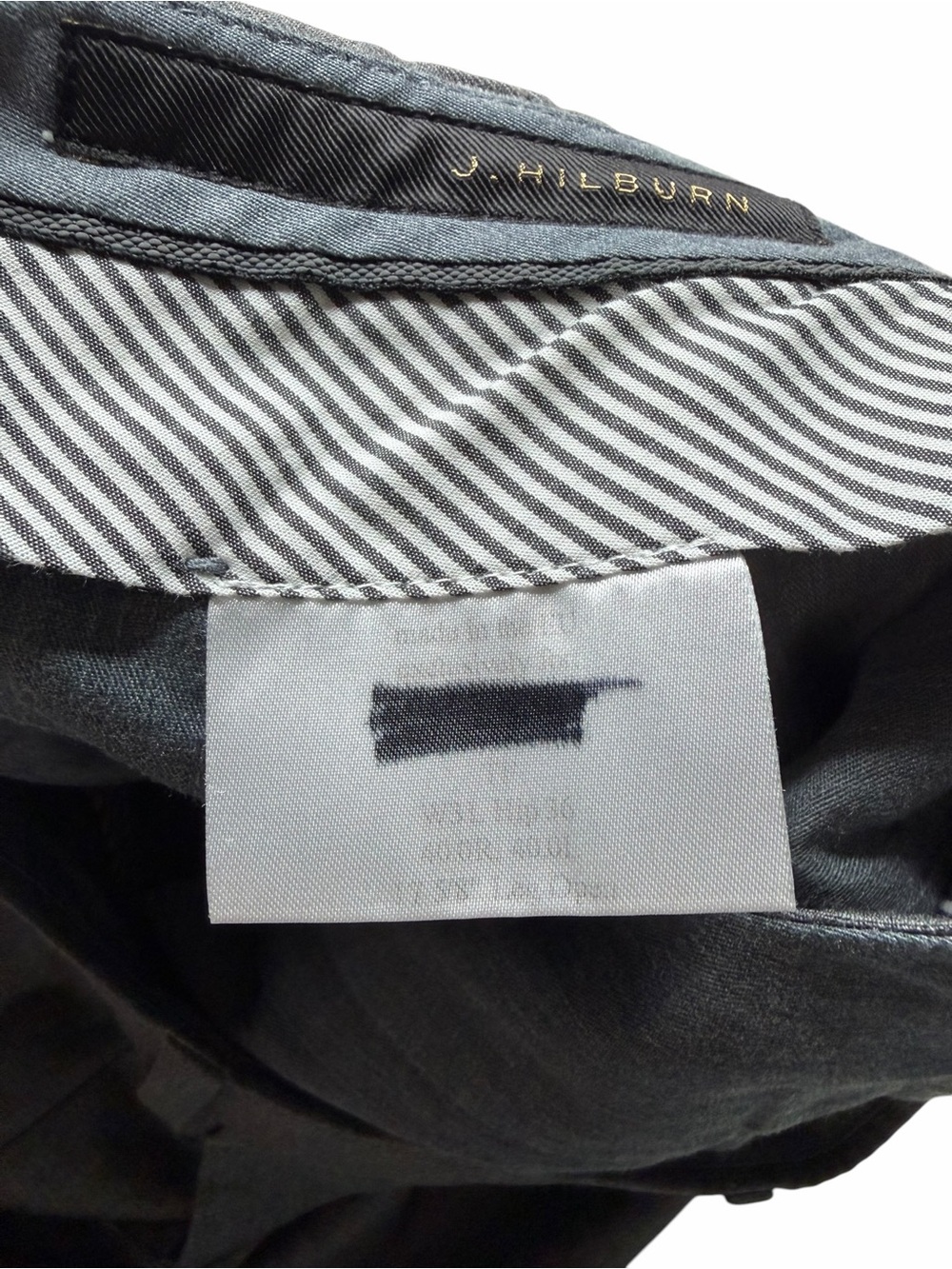 J.HILBURN Classic Gray Men's Dress Pants Pleated Straight Leg Size 31 Career - Picture 7 of 9
